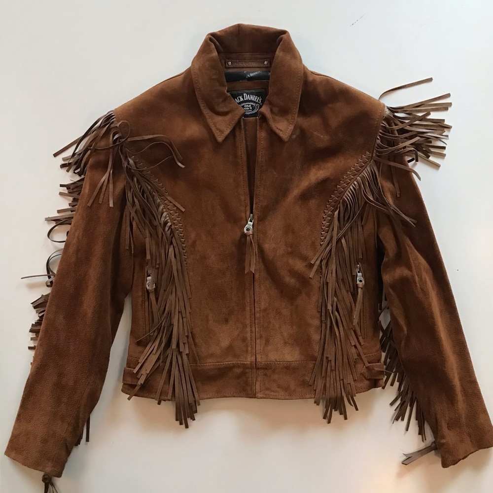 Women’s Jack Daniel’s ‘Rope Girl’ Suede Jacket NWT size S